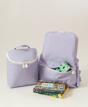 Load image into Gallery viewer, Insulated Lunch Bag - Take Away - Gingham Lilac
