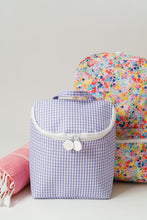 Load image into Gallery viewer, Insulated Lunch Bag - Take Away - Gingham Lilac
