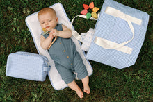 Load image into Gallery viewer, STOWAWAY - GINGHAM SKY Toiletry Dopp Case
