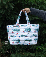 Load image into Gallery viewer, Tote Bag - Puffer Tote - Hit the Slopes
