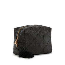 Load image into Gallery viewer, Cosmetic Bag - Everything Bali Straw Cane Midnight
