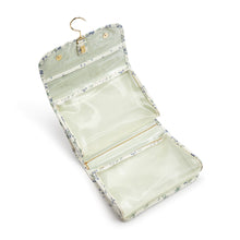 Load image into Gallery viewer, Hanging Toiletry Case - Hang It Up - Provence with Green Pinstripe Liner
