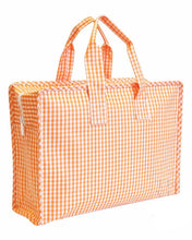 Load image into Gallery viewer, Tote Bag - Market Tote - Gingham Orange
