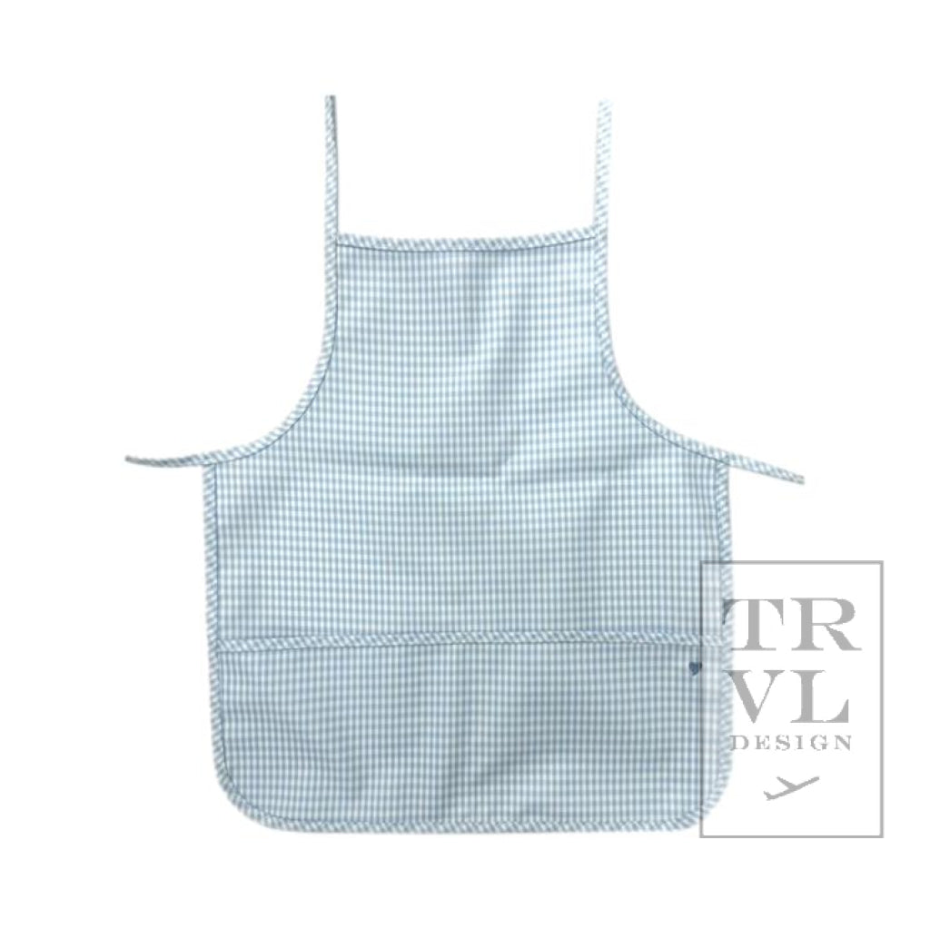 Apron - Gingham Mist *2 Pc Pre-Pack* Gingham Mist