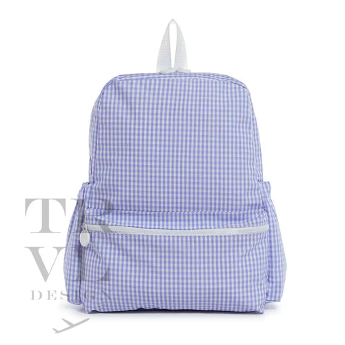 Backpack - Gingham Lilac