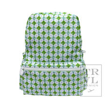 Load image into Gallery viewer, BACKPACKER - BACKPACK TEE TIME AQUA GREEN DIAMOND
