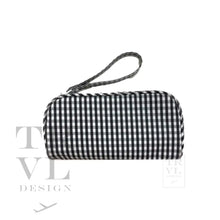 Load image into Gallery viewer, CATCH ALL WRISTLET - GINGHAM BLACK
