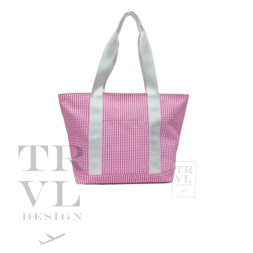 CLASSIC TOTE - GINGHAM PINK NEW!