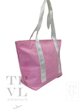 Load image into Gallery viewer, Classic Tote - Gingham Pink New!
