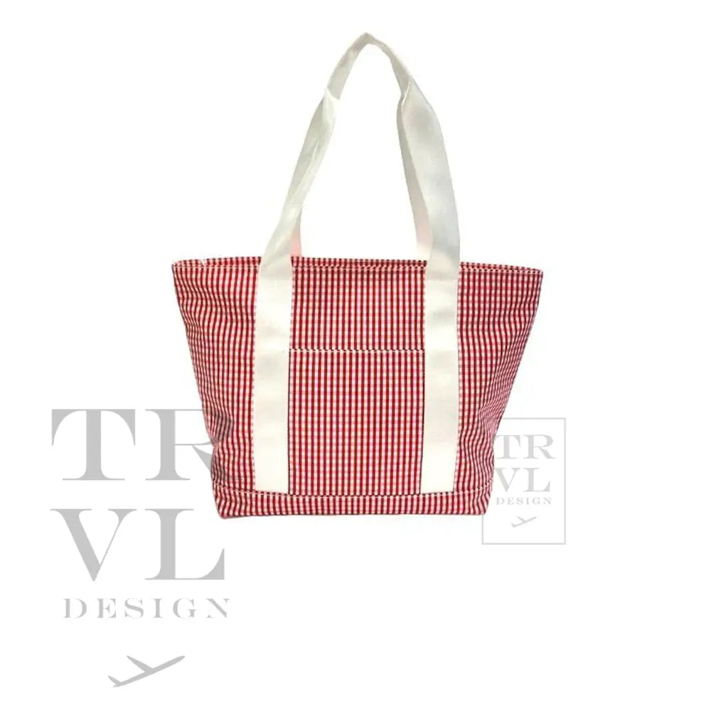 CLASSIC TOTE - GINGHAM RED