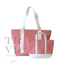 Load image into Gallery viewer, Classic Tote - Gingham Red
