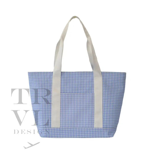 Classic Tote - Gingham Sky