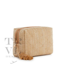 Load image into Gallery viewer, Cosmetic Bag - Everything Bali Straw Cane Sand
