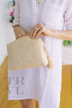 Load image into Gallery viewer, Cosmetic Bag - Everything Bali Straw Cane Sand
