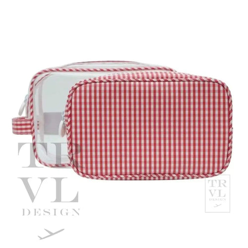 DUO GINGHAM CLEAR - GINGHAM RED