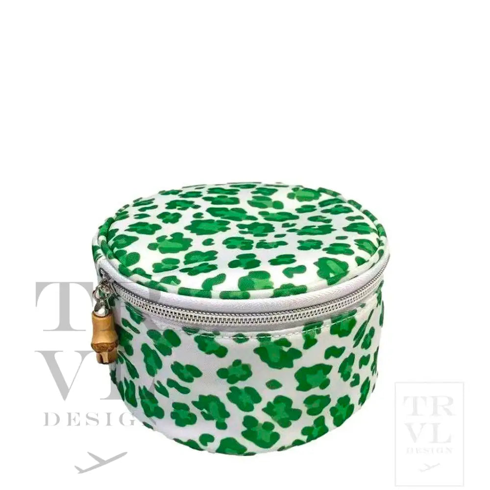 Jewel Round - Cheetah Green *Trvl Deal Cheetah Green