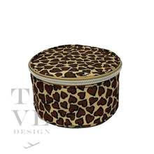 Load image into Gallery viewer, Jewel Round - Cheetah Heart *Trvl Deal
