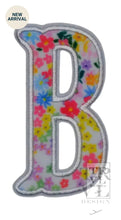 Load image into Gallery viewer, MEADOW FLORAL APPLIQUÉ LETTERS
