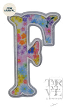 Load image into Gallery viewer, MEADOW FLORAL APPLIQUÉ LETTERS
