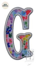 Load image into Gallery viewer, MEADOW FLORAL APPLIQUÉ LETTERS
