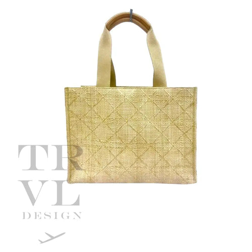LUXE BALI STRAW TOTE - CANE SAND *NEW ! IN STOCK!