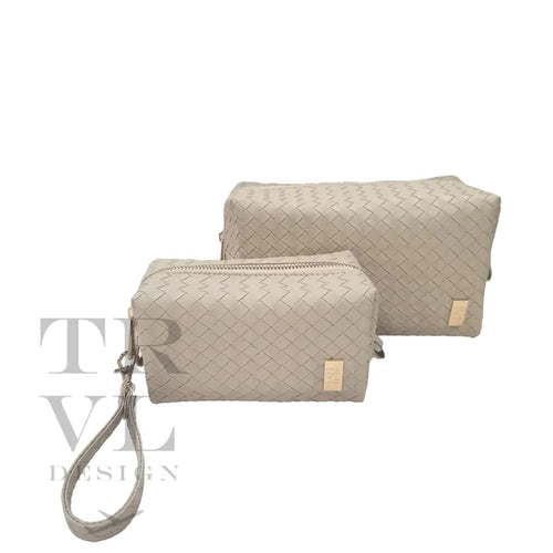 LUXE DUO DOME BAG SET - WOVEN BISQUE  NEW!!!