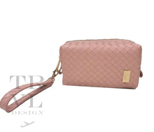 Load image into Gallery viewer, Luxe Duo Dome Bag Set - Woven Pink Sand
