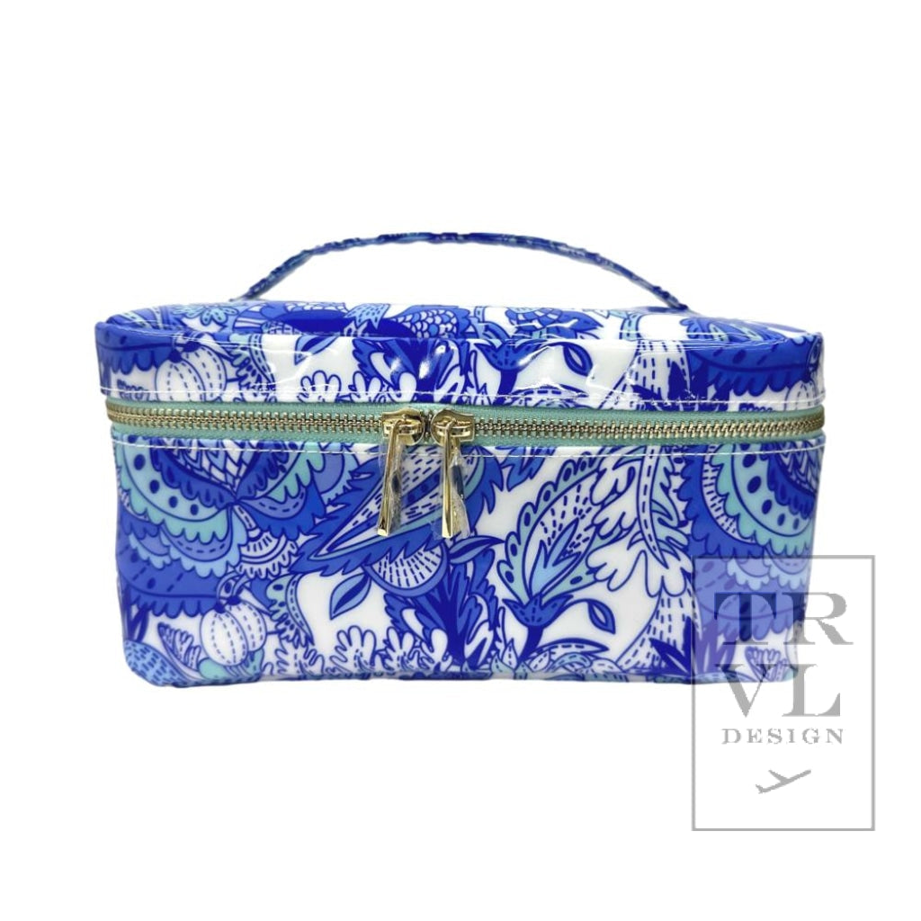 LUXE GLOSS TOP HANDLE - BLUE PAISLEY
