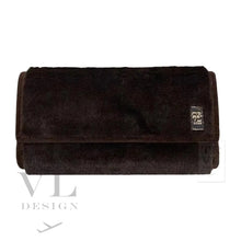Load image into Gallery viewer, LUXE JEWELRY WALLET - FAUX FUR COCO
