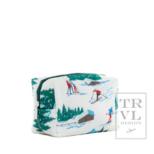 Load image into Gallery viewer, Luxe Puffer Cosmetic Bag - Hit The Slopes
