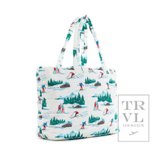 Load image into Gallery viewer, Luxe Puffer Tote Bag - Hit The Slopes
