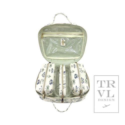 LUXE TRVL2  - Provence Saffiano Cosmetic Toiletry Case With A NEW Liner