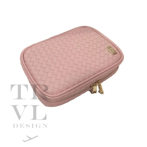 LUXE ZIP AROUND - TRAME WOVEN PINK SAND  NEW!!
