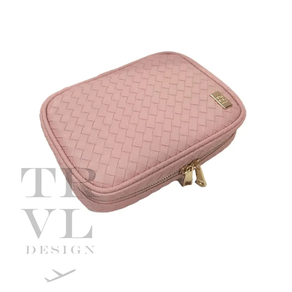 LUXE ZIP AROUND - TRAME WOVEN PINK SAND  NEW!!