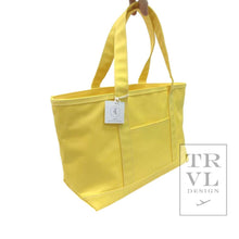 Load image into Gallery viewer, MEDIUM TOTE - COATED CANVAS DAFFODIL  *NEW &amp; IN STOCK!
