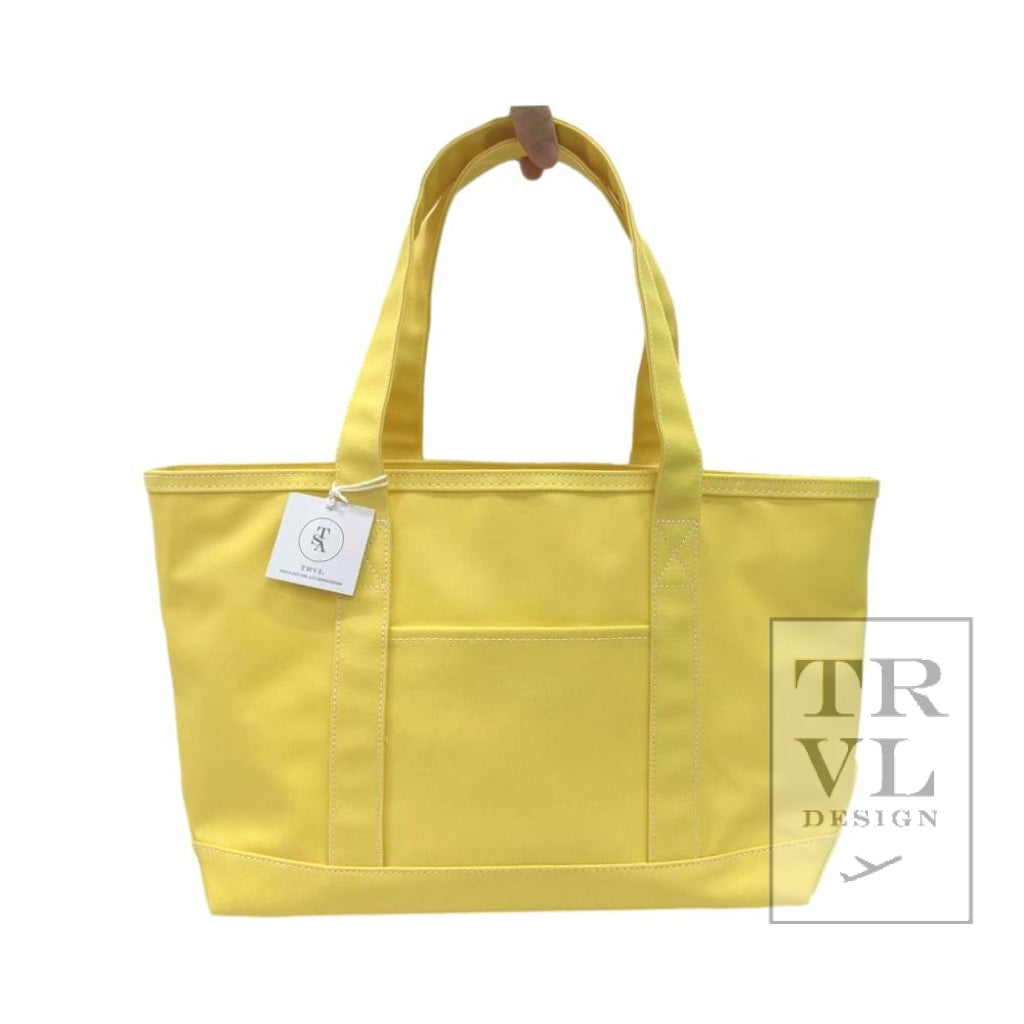 MEDIUM TOTE - COATED CANVAS DAFFODIL  *NEW & IN STOCK!