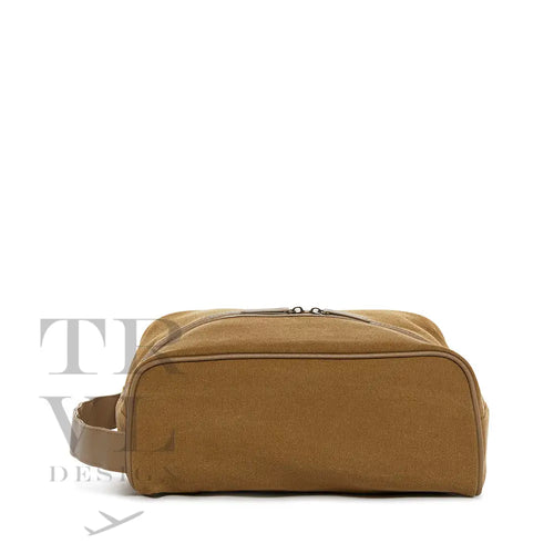 Men’s Shoe Bag - Coated Canvas Hay