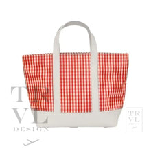 Load image into Gallery viewer, MINI ME TOTE - GINGHAM RED
