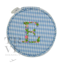 Load image into Gallery viewer, Monogram Round - Gingham Mist New! E
