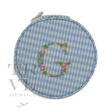 Load image into Gallery viewer, Monogram Round - Gingham Mist New! G
