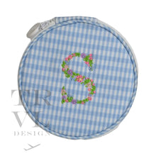 Load image into Gallery viewer, Monogram Round - Gingham Mist New! S

