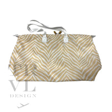 Load image into Gallery viewer, PACK IT UP! DUFFLE - HIDE STRIPE SAND
