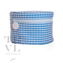 Load image into Gallery viewer, ROUNDUP JEWEL CASE - GINGHAM SKY
