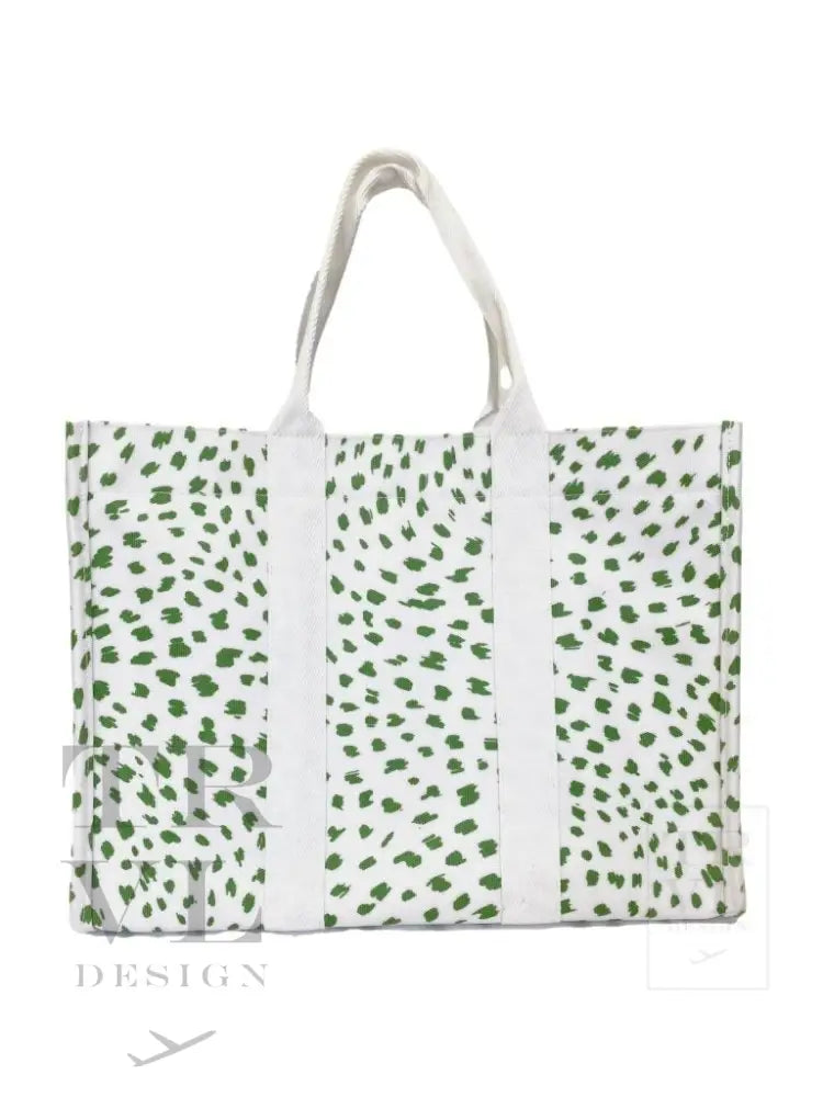 Spot On! Large Tote Green Spot Green