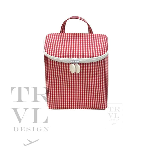 TAKE AWAY Insulated Bag - GINGHAM RED