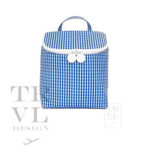 Load image into Gallery viewer, TAKE AWAY Insulated Bag - GINGHAM ROYAL
