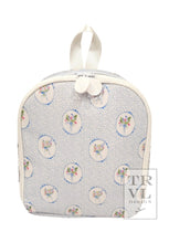 Load image into Gallery viewer, BRING IT Lunch Bag  - FLORAL MEDALLION BLUE

