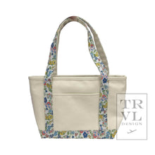 Load image into Gallery viewer, MINI TOTE - COATED CANVAS POSIES TRIM *NEW &amp; IN STOCK!
