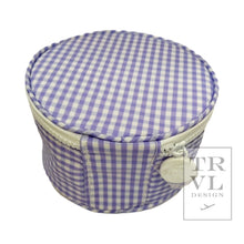 Load image into Gallery viewer, ROUNDUP JEWEL CASE - GINGHAM LILAC
