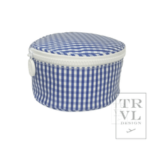 Load image into Gallery viewer, ROUNDUP JEWEL CASE - GINGHAM ROYAL
